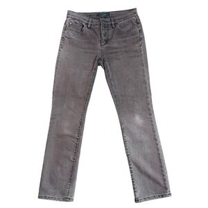 LRL‎ Lauren Jeans Co. Petite Gray Denim Jeans Size 6P Women's